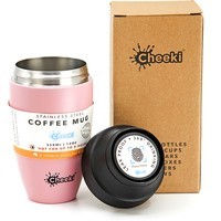 Фото Термокружка Cheeki Coffee Mugs Leak Proof Pink 350 мл ОСС350 PN